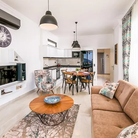 빌라 2 Bedroom Seaview With Private Heated Pool 칼칸