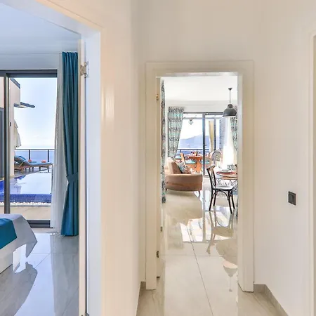 2 Bedroom Seaview With Private Heated Pool Villa Kalkan