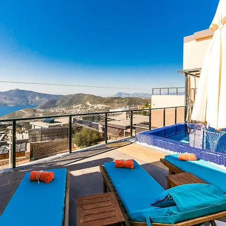 2 Bedroom Seaview With Private Heated Pool * Kalkan