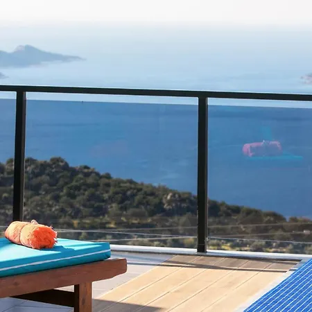 2 Bedroom Seaview With Private Heated Pool Villa Kalkan