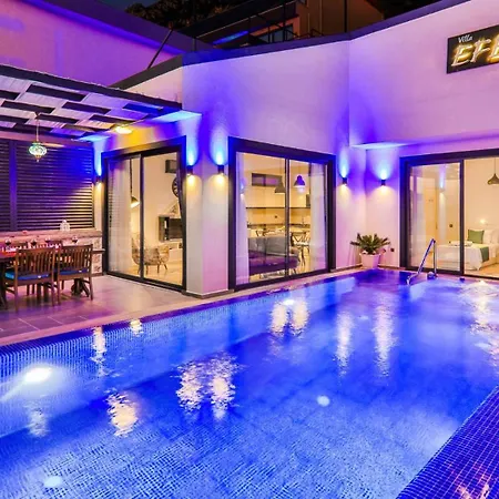 2 Bedroom Seaview With Private Heated Pool Villa Kalkan